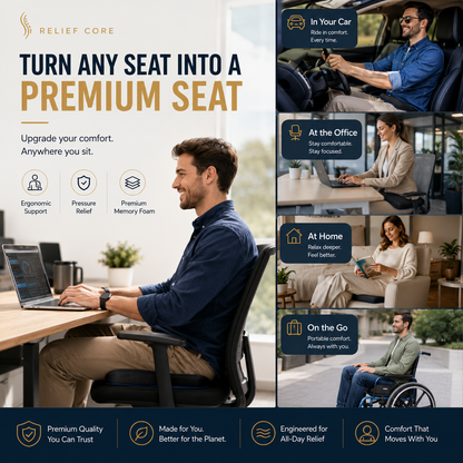ReliefCore Gel-Boosted Seat Cushion