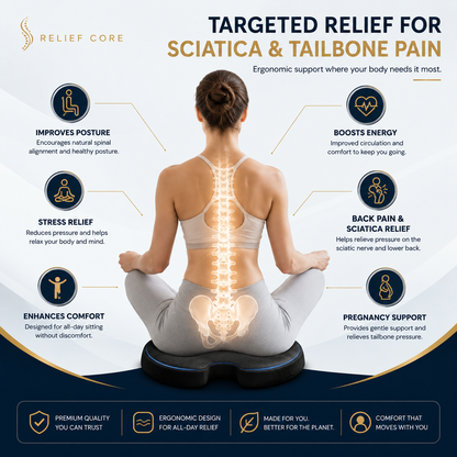 ReliefCore Gel-Boosted Seat Cushion